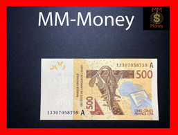 WEST AFRICAN STATES  WAS  "A  Ivory Coast"   500  Francs  2013   P.  119 A    UNC - West African States