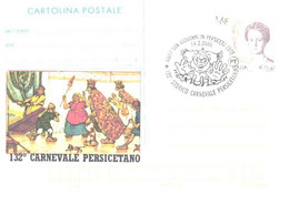 Italy:Postal Stationery, 132 Carnival With Special Cancellation, 2006 - Interi Postali