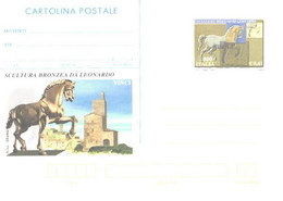 Italy:Postal Stationery, Horse Bronze Sculpture, 2001 - Interi Postali