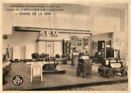 Belgique - Liège - Exposition Internationale Liège 1939 -Palais De La Métallurgie Et De L' Electricité - Stand De La SEM - Liège