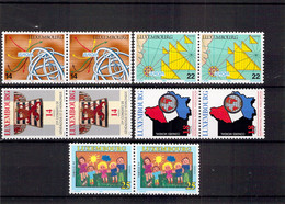 LUXEMBOURG - Yvert 1290/91 Et 1292/94 Neuf** MNH Par Paires - Nuovi