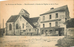 SERAINCOURT L'abside De L'église Depuis La Place - Seraincourt