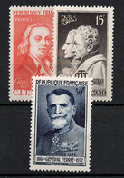 France No 844/845/847 - Neuf Sans Charnière - Neufs