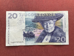 SUEDE Billet De 20 Krone - Svezia