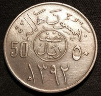 ARABIE SAOUDITE - 50 HALALA 1972 ( 1392 ) - Faisal Abd Al-Aziz - KM 51 -  Saudi Arabia - Arabia Saudita