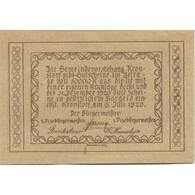 Billet, Autriche, Kronstorf, 50 Heller, Eglise 1920-12-31, SPL, Mehl:FS 486a - Austria