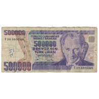 Billet, Turquie, 500,000 Lira, 1970, 1970-01-14, KM:208, AB - Turkey