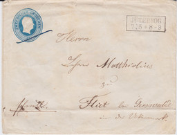 Preußen Ganzsache U 2 B Ra2 Jüterbog N Fliet B Gerswalde Uckermark Landpost Ca 1852 - Postal  Stationery