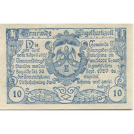 Billet, Autriche, Engelhartszell, 10 Heller, Eglise 1920-09-30, SPL Mehl:FS 172a - Austria