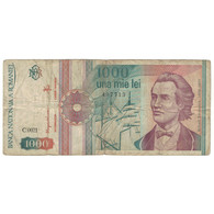 Billet, Roumanie, 1000 Lei, 1991, KM:101Aa, B - Roumanie