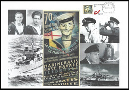 DUOSTAMP ° / MYSTAMP° - Souvenir / Herdenking / Erinnerung / Memory - BELGIAN Navy - 1941-2011 - 09-07-2011 - Brieven En Documenten