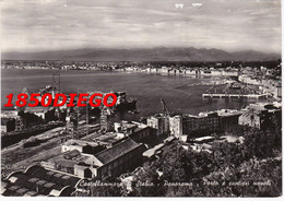 CASTELLAMMARE DI STABIA - PANORAMA PORTO E CANTIERI NAVALI  F/GRANDE VIAGGIATA 1955 - Castellammare Di Stabia