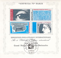 France -  BLOC - ARPHILA 75 - Expo Philatélique Internationale à Paris - 1975 - Usati