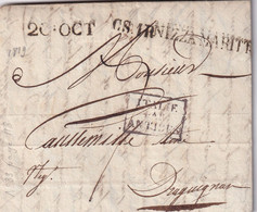 Italie Marque Postale - NIZZA MARITT - 1819 - ...-1850 Voorfilatelie