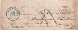 Belgique Marque Postale - Bruxelles 1854 - 1830-1849 (Onafhankelijk België)