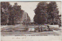 78. MAISONS LAFFITTE . LES AVENUES ALBINE ET DU CHÂTEAU . ANIMEE - Maisons-Laffitte