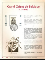BELGIUM GRAND ORIENT DE  BELGIQUE COB 2066 FEUILLET D'ART - 1981-90