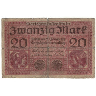 Billet, Allemagne, 20 Mark, 1918, 1918-02-20, KM:57, AB - 20 Mark