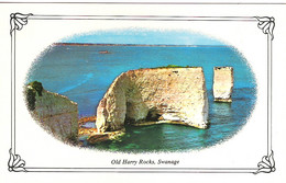 OLD HARRY ROCKS, SWANAGE, DORSET, ENGLAND. UNUSED POSTCARD Ke1 - Swanage