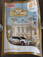 50 RALLY SANREMO 2008 PROGRAMMA COMPLETO MISURE 30 X 42 - Altri & Non Classificati