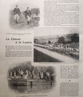 1899 LA CHASSE À LA LOUTRE - VICOMTE DE TINGUY ( DEUX SÈVRES ) - Georges TRUPAULT ( CHOLET ) - LA VIE AU GRAND AIR - 1900 - 1949