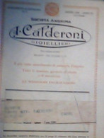 LIBRETTO CATALOGO Illustrato GIOIELLI CALDERONI-MILANO 1928/OROLOGI/POSATERIE ARGENTO/SERVIZI TAVOLA/TOELETTA  IQ8318 - Huis En Keuken