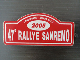 47 RALLYE SANREMO 2005 ADESIVO UFFICIALE - Autres & Non Classés