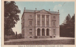 PLEUMARTIN - Château   Entrée  Principale Coté Ouest  Rare - Pleumartin