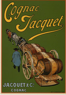 Cognac Jacquet   -  Publicité Exécutée Par L'artiste D'origine   - CPM - Advertising