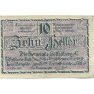 Billet, Autriche, Helfenberg, 10 Heller, Eglise, 1920, SPL, Mehl:FS 363a - Austria