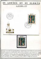 Liechtenstein  Env 1er Jour N° 675 - St Lucien Et St Florian - Cartas & Documentos