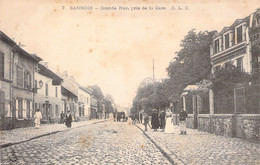 CPA Sannois - Grande Rue Près De La Gare - Animé - Sannois
