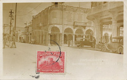 Real Photo Port Au Prince Between 7 And 17 Street Used 1929 Amieux Freres Building Haghnor And Co - Haïti