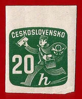 Checoslovaquia. 1945. Newspaper Delivery Boy - Newspaper Stamps