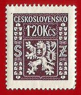 Checoslovaquia. 1947. Coat Of Arms. Lion. Official Stamps - Dienstmarken