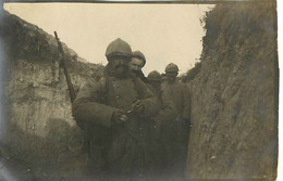 SILLERY TRANCHEES QUELQUES  POILUS  22/11/1915 PHOTO ORIGINALE 6.50X4 CM - Guerra, Militari