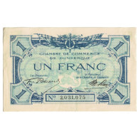 France, Dunkerque, 1 Franc, 1919-1921, TTB+, Pirot:54-05 - Chambre De Commerce