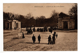 CPA BEL- BRUXELLES - L'ENTREE DU BOIS DE LA CAMBRE - Forêts, Parcs, Jardins