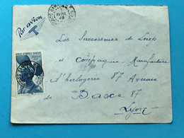 Bamako--Soudan Français-A.O.F-☛(ex-Colonie Protectorat)Timbre Recto/verso-Lettre Document-☛avion-Tarif Poste Aérienne- - Briefe U. Dokumente