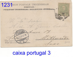 LISBOA  TO MITTWEIDA 23 - 11 - 1903 - Storia Postale