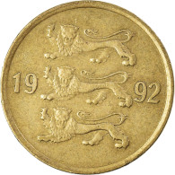 Monnaie, Estonie, 10 Senti, 1992 - Estonie