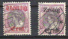 NEDERLAND  (NVPH) 102/103 Gestempeld - Used Stamps