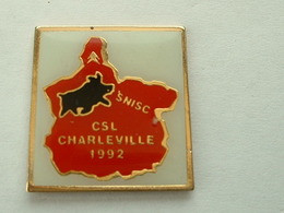 PIN'S  CITROËN - CSL CHARLEVILLE 1992 - SANGLIER - Citroën