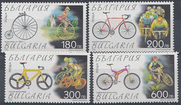 Bulgarie 1999  Mi.nr.:4395-4398 Fahrräder  Neuf Sans Charniere / Mnh / Postfris - Neufs