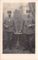 Carte Postale Photo Militaire Allemand Soldat Eclaireur-Lampe De Poche-Krieg-Guerre 14/18 - War 1914-18