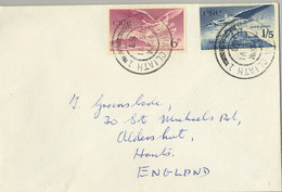 1968 IRLANDA , SOBRE CIRCULADO DESDE DUBLIN , ANGEL VICTOR OVER CASHEL - Storia Postale