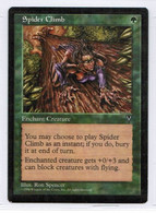 MAGIC The GATHERING  "Spider Climb"---VISIONS (MTG--155-8) - Sonstige & Ohne Zuordnung