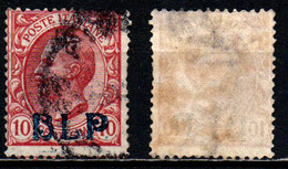 ITALIA REGNO - 1923 - 10 CENT. - LEONI - BLP - USATO - Zegels Voor Reclameomslagen (BLP)