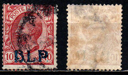 ITALIA REGNO - 1923 - 10 CENT. - LEONI - BLP - USATO - Stamps For Advertising Covers (BLP)