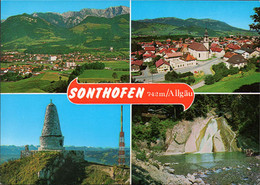 POSTCARD. GERMANY. SONTHOFEN. 742m/Allgäu. - Sonthofen